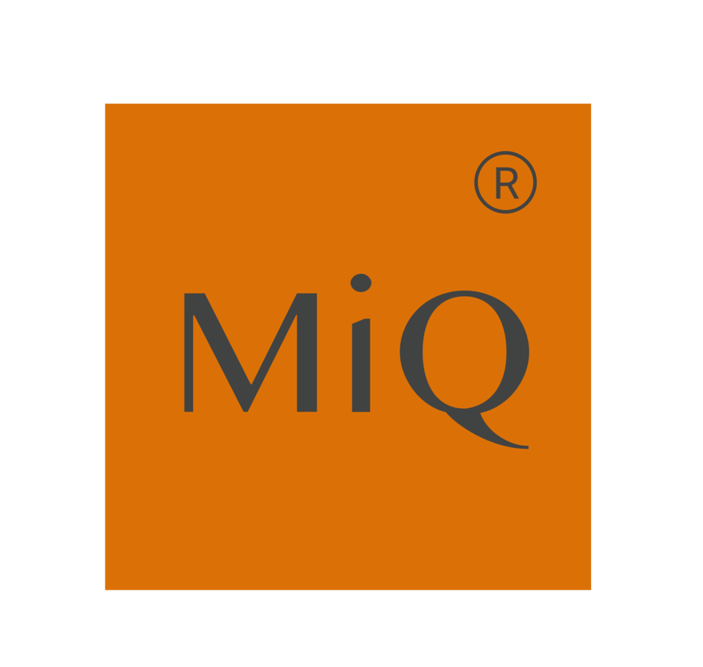 This image has an empty alt attribute; its file name is MiQ_orange_logo-1-1024x971.png